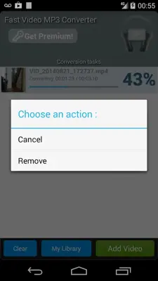 Fast Video MP3 Converter android App screenshot 2