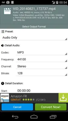 Fast Video MP3 Converter android App screenshot 4